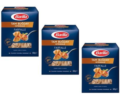 Barilla İntegrale Tam Buğday Kelebek Makarna 3x400 gr