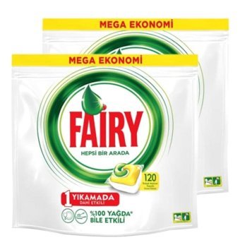 Fairy Hepsi Bir Arada Tablet Bulaşık Makinesi Deterjanı 2x120 Adet