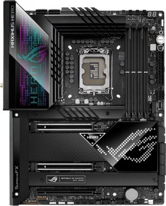 Asus Rog Maximus Z690 Hero Z690 LGA 1700 Soket DDR5 6400 Mhz PCIe 4.0 Wi-Fi Overclock ATX Gaming Intel Uyumlu Anakart