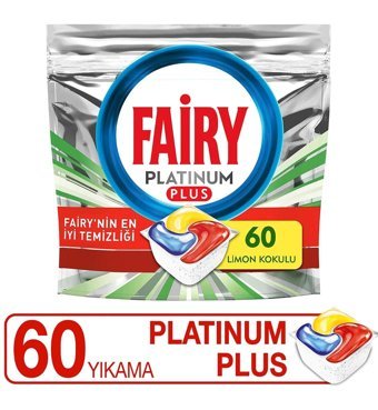 Fairy Platinum Plus Tablet Bulaşık Makinesi Deterjanı 60 Adet