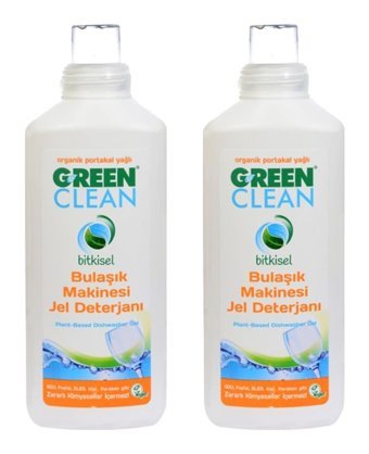 U Green Clean Bitkisel Jel Bulaşık Makinesi Deterjanı 2x1000 ml