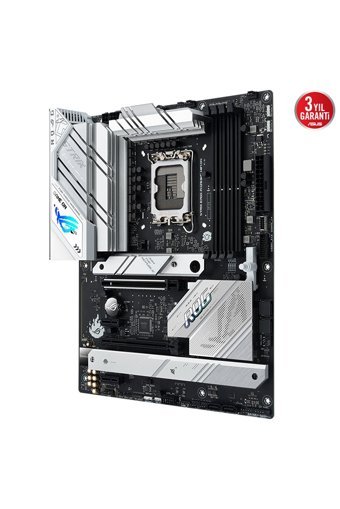 Asus Rog Strix B760-A Gaming B760 LGA 1700 Soket DDR4 5333 Mhz PCIe 4.0 Wi-Fi Overclock ATX Masaüstü Bilgisayar AMD Uyumlu Anakart