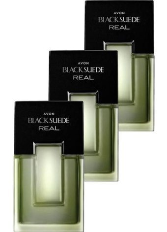 Avon Black Suede Real EDT Erkek Parfüm 3x75 ml