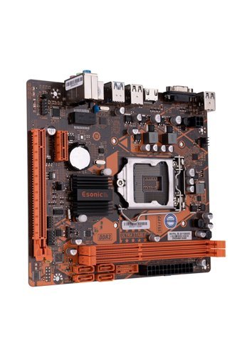 Esonic H61FHL H61 LGA 1155 Soket DDR3 1333 Mhz Mining Micro ATX Masaüstü Bilgisayar Intel Uyumlu Anakart