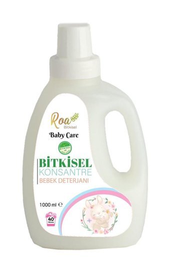 Roa Bitkisel Bitkisel Konsantre 1000 ml Sıvı Bebek Çamaşır Deterjanı