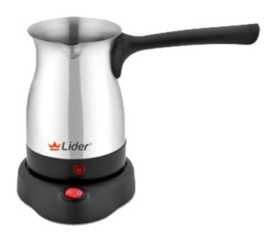 Lider LK-317 Foam 800 W 4 Fincan Kapasiteli Çelik Elektrikli Cezve Inox