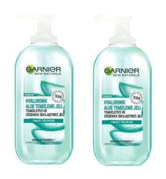 Garnier Hyaluronik Aloe Vera Yüz Temizleme Jeli 2x200 ml