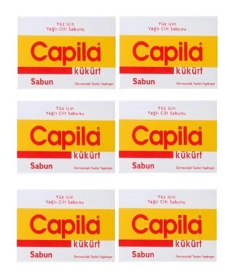 Capila Kükürt Sabun 6x90 gr