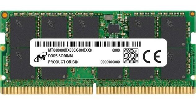 Micron MTOOOOOOXXOOOX-OOXXXO 8 GB DDR5 1x8 4800 Mhz Ram
