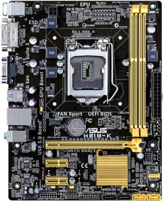Asus H81m-k H81 LGA 1150 Soket DDR3 1600 Mhz Micro ATX Masaüstü Bilgisayar Intel Uyumlu Anakart
