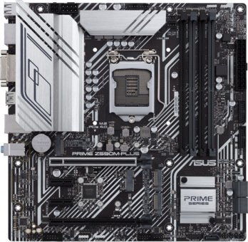 Asus Prime Z590M-Plus Z590 LGA 1200 Soket DDR4 5133 Mhz PCIe 4.0 Overclock Micro ATX Gaming Intel Uyumlu Anakart