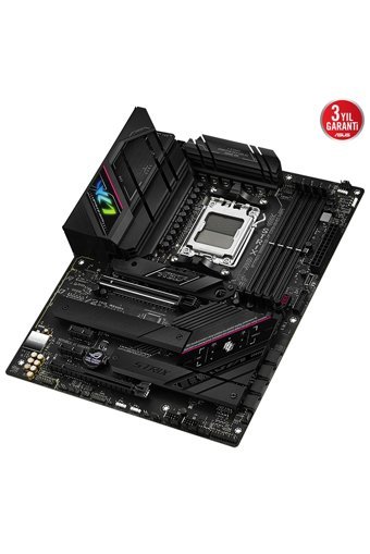 Asus Rog Strix B650e-f Gaming B650 AM5 Soket DDR5 6400 Mhz PCIe 4.0 Wi-Fi Overclock ATX Masaüstü Bilgisayar AMD Uyumlu Anakart