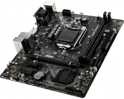 MSI H310M Pro-VDH Plus H310 LGA 1151 Soket DDR4 2666 Mhz Micro ATX Masaüstü Bilgisayar Intel Uyumlu Anakart