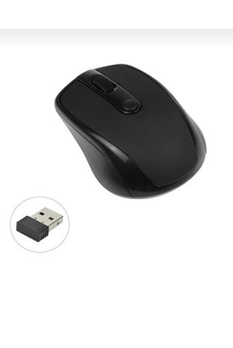 İlkosstore Yatay Kablosuz Siyah Optik Mouse