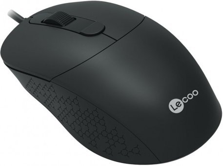 Lecoo Ms102 Yatay Kablolu Siyah Optik Mouse