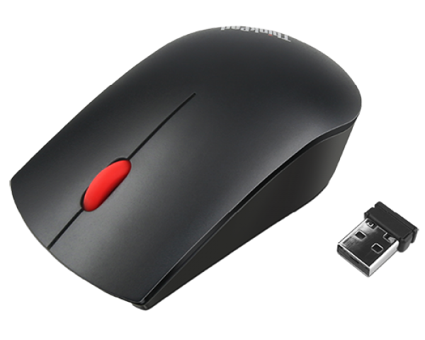 Lenovo Silent Yatay Kablosuz Siyah Optik Mouse