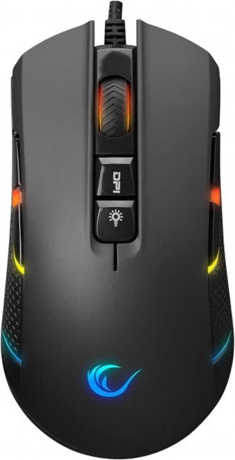 Rampage SMX-R600 Python RGB Yatay Makrolu Kablolu Beyaz Optik Gaming Mouse