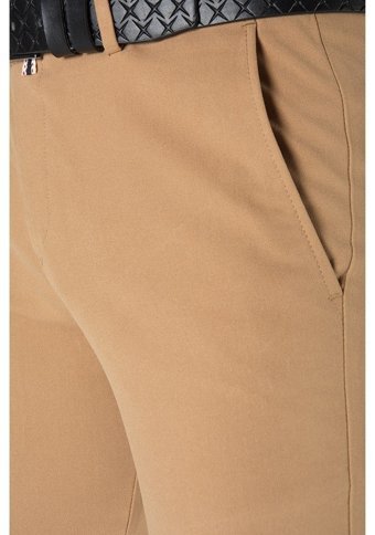 Terapi Men Erkek Slim Fit Düz Model Keten Pantolon 21K-2200420-4 Bal Rengi 30