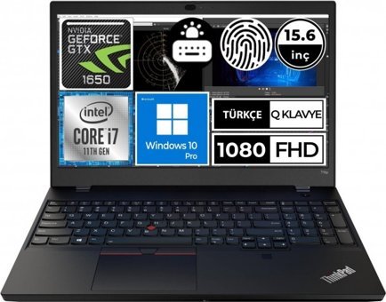 Lenovo ThinkPad T15p G2 21A70007TX004 Harici GeForce GTX 1650 Ekran Kartlı Intel Core i7 11800H 36 GB Ram DDR4 512 GB SSD 15.6 inç FHD Windows 10 Pro Laptop