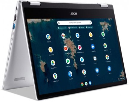 Acer Chromebook Spin 314 CP314 1H C5DL Dahili Ekran Kartlı Intel Celeron N4500 8 GB Ram LPDDR4x 14.0 inç HD Chrome OS 2'si 1 Arada Dokunmatik Laptop