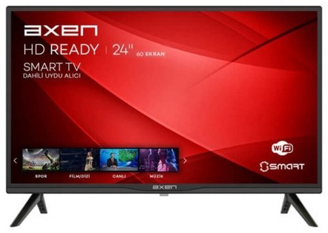 Axen AX24LEDE6681 24 inç Hd Ready 61 Ekran Flat Uydu Alıcılı Smart Led Android Televizyon