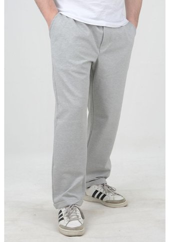 Edwoxmen Erkek Double Paça Beli Lastikli Relax Fit Battal Boy Jogger Pantolon Gri Edw037-Gri 2Xl