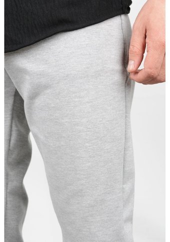 Edwoxmen Erkek Double Paça Beli Lastikli Relax Fit Jogger Pantolon Gri Edw036-Gri M