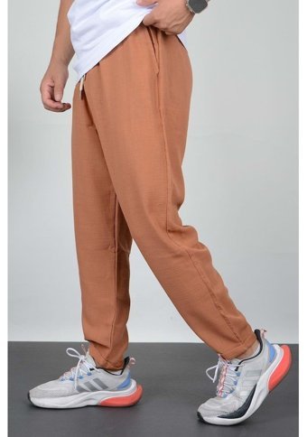 Edwoxmen Erkek Relaxed Kesim Jogger Pantolon Pnt01-Kahverengi L