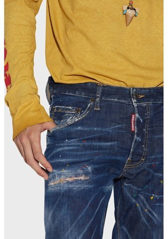 Dsquared2 Erkek Jean 71Lb1165 S30789 470 Lacivert 46