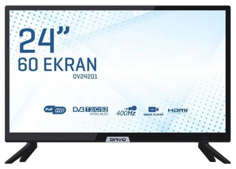 Onvo OV24201 24 inç FULL HD 61 Ekran Flat Uydu Alıcılı Led Televizyon