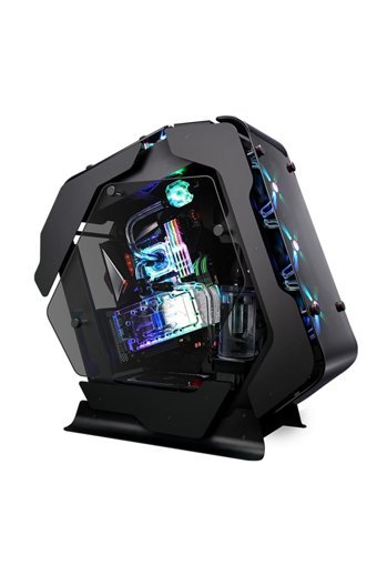 Zalman Z-Machine 500 RGB Sıvı Soğutmalı 5 Fanlı Siyah Dikey Kullanım Mid Tower Oyuncu Bilgisayar Kasası