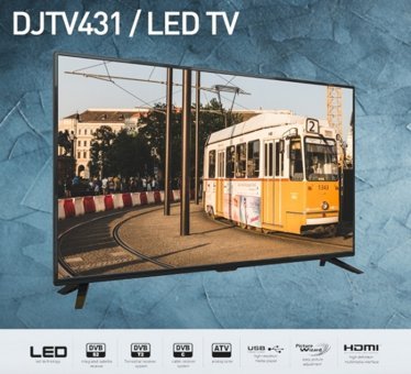 Dijitsu DJTV431 43 inç FULL HD 108 Ekran Flat Uydu Alıcılı Led Televizyon