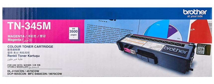 Brother TN-345-M Orijinal Kırmızı Toner