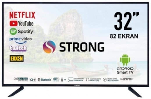 Strong CV32ES2000 32 inç Hd Ready 80 Ekran Flat Uydu Alıcılı Smart Led Android Televizyon