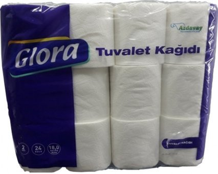 Glora 2 Katlı 24'lü Rulo Tuvalet Kağıdı