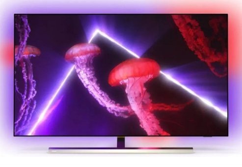 Philips 65OLED707 65 inç 4K Ultra HD 164 Ekran Amblight Çerçevesiz Flat Uydu Alıcılı Smart Oled Android Televizyon